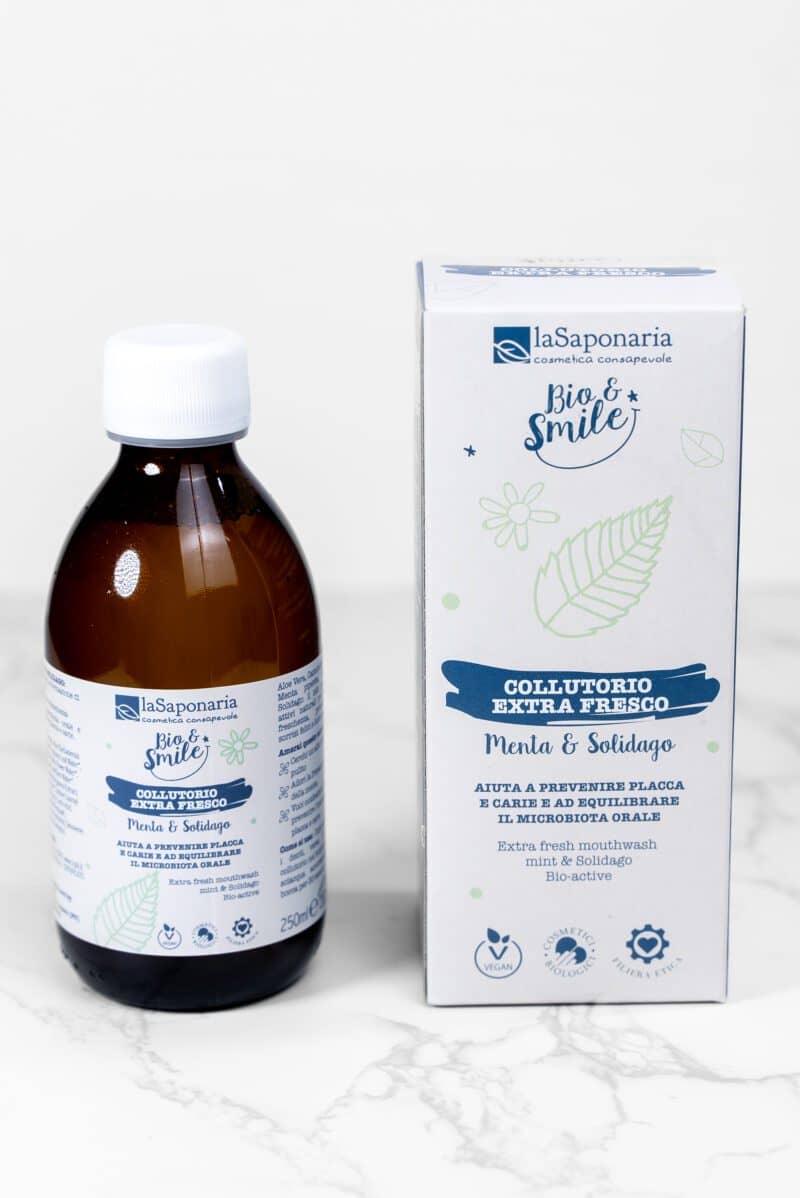 La Saponaria - collutorio extra fresco menta e solidago 250 mL