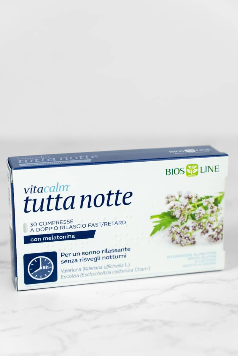 Biosline- Vitacalm tutta notte- 30 cpr a doppio rilascio