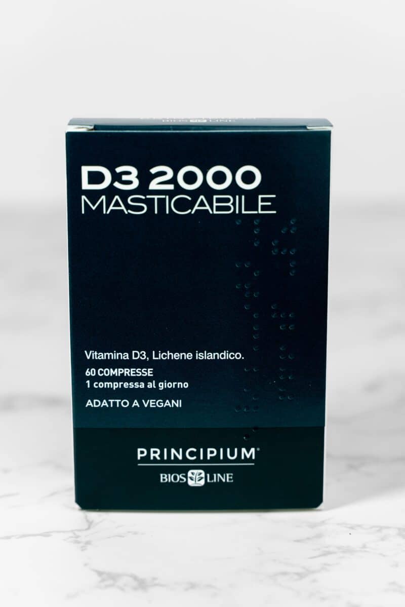 Biosline principium - vitamina D3 masticabile 2000UI- 60 cpr