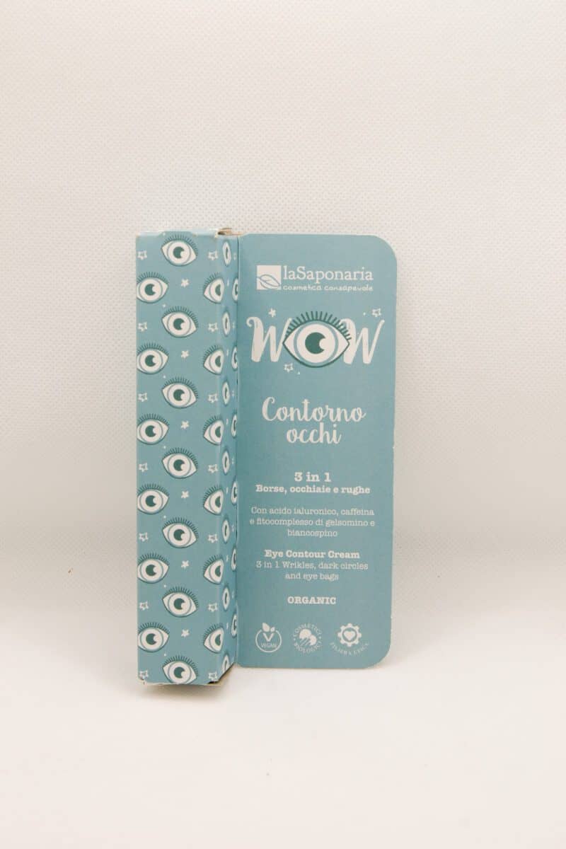 LA SAPONARIA- WOW CONTORNO OCCHI-tre in uno borse,occhiaie e rughe