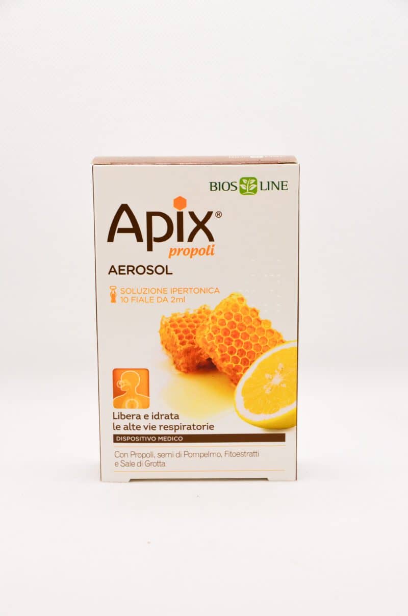 Biosline Apix propoli soluzione ipertonica aerosol- 10 fiale da 2 mL