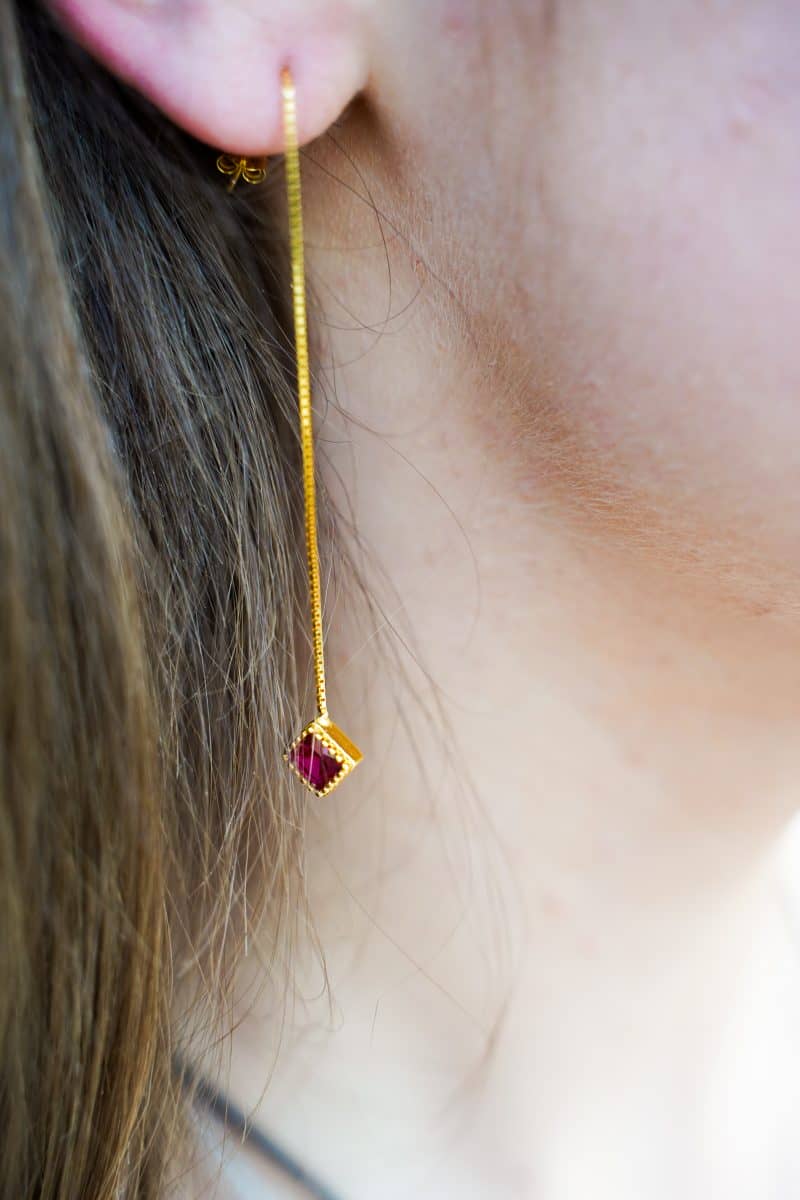 Cecilia Jewels - Orecchino Ruby