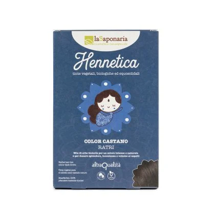 la saponaria-henne color castano-100gr